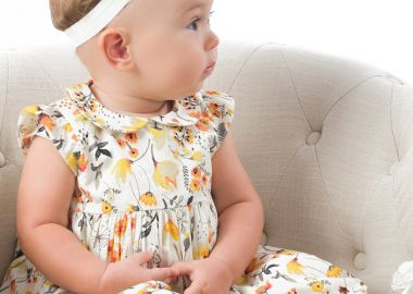 Φλοράλ φόρεμα για βρεφικό κορίτσι (3 - 18 μηνών) | ΕΜΠΡΙΜΕ - Energiers - 